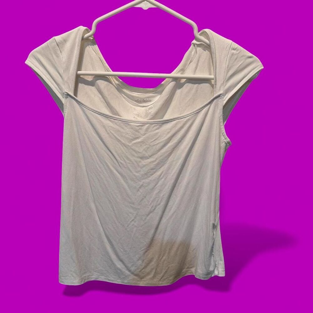Wild-fable Women's White Crop-top
